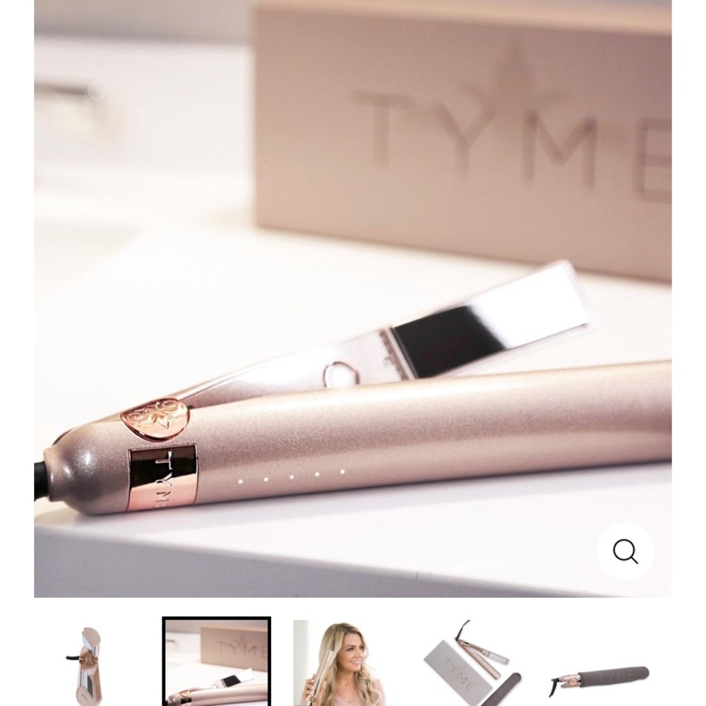Tyme flat iron/ curler.